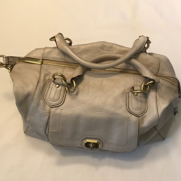 COACH Large Leather Satchel Shoulder Bag - Campbell Turnlock F25508 - Picture 3 of 11